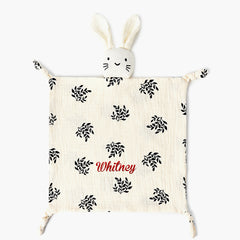 Personalised Embroidered Soothe Towel & Soft Sleeping Doll for Baby - Custom Name Gift