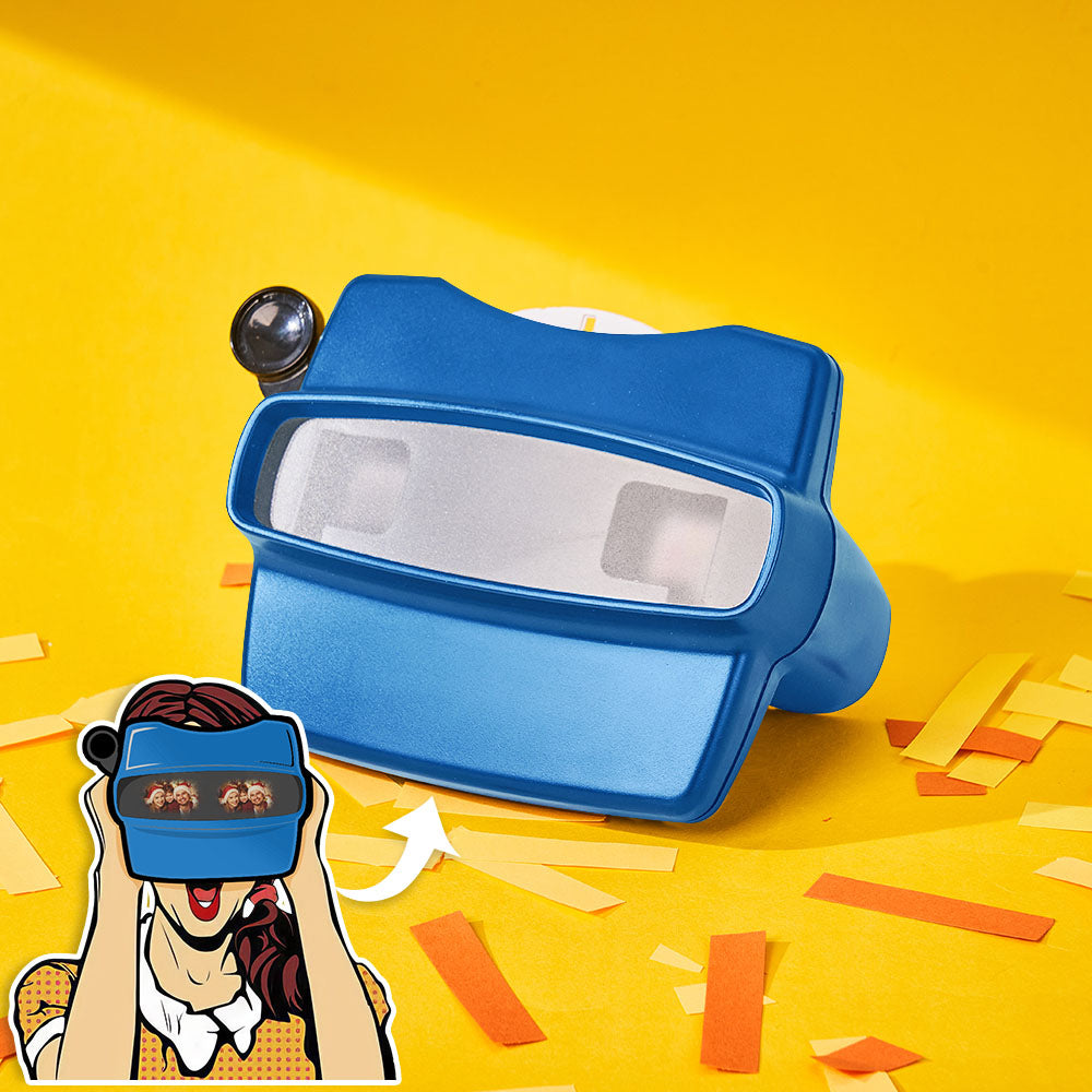 Display of the memory gifts viewfinder with sample images ready to view.