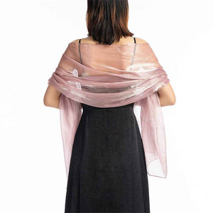 Central Chic Bridesmaid Iridescent Wrap Shawl Pashmina For Weddings Parties Brides Bridal Wear