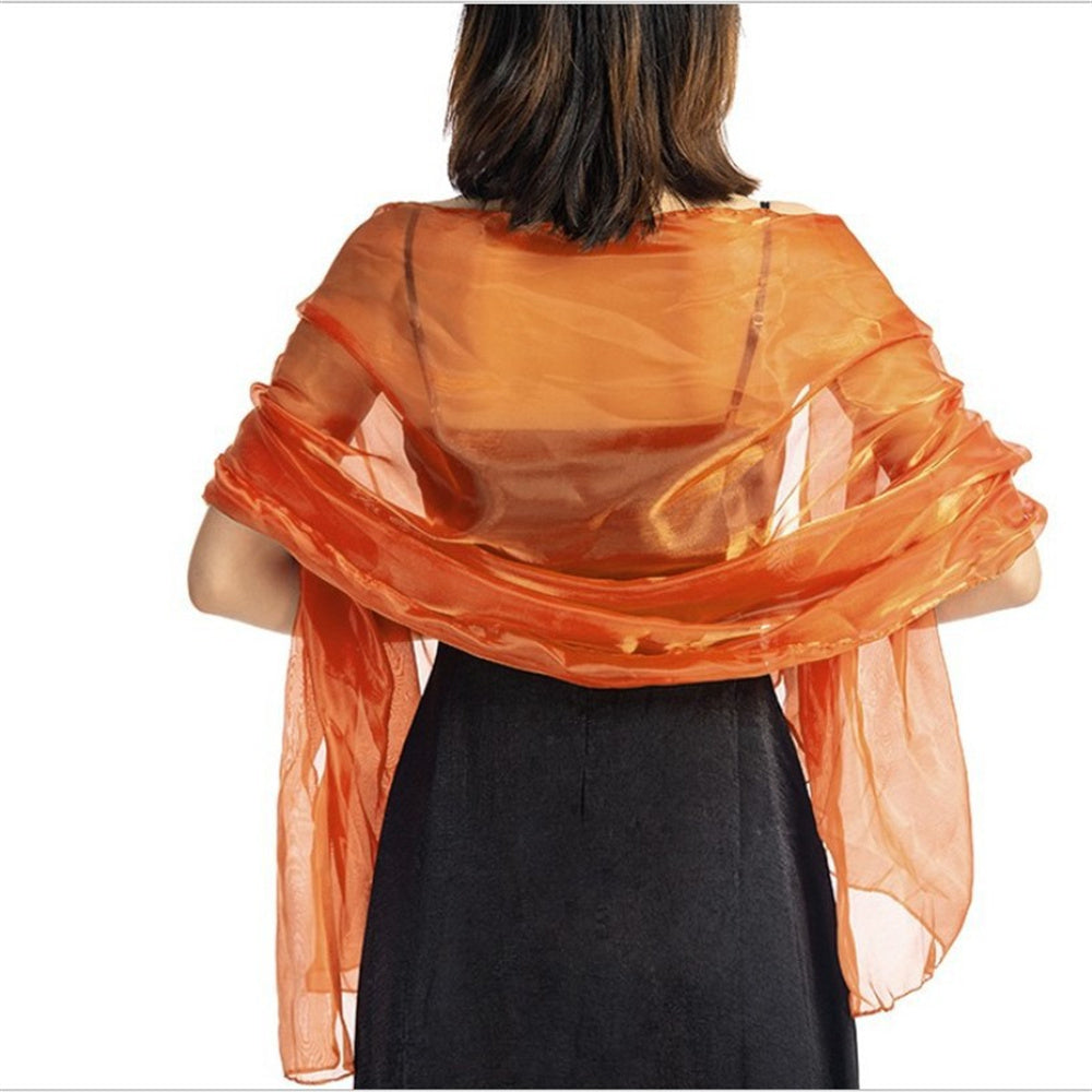 Central Chic Bridesmaid Iridescent Wrap Shawl Pashmina | Wedding Party Accessory