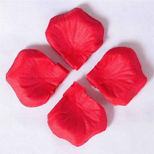 120PCS Fabric Rose Petals Fabric Petals for Weddings Aisles Flower Girls and Romantic Evenings