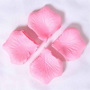 120PCS Fabric Rose Petals Fabric Petals for Weddings Aisles Flower Girls and Romantic Evenings
