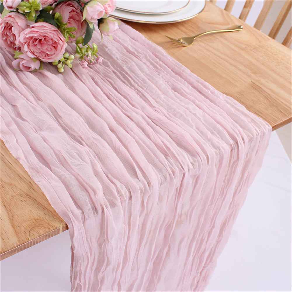 Wedding Gauze Table Runner Rustic Wedding Cheesecloth Runner Cotton Runner for Table Wedding Arch Ideas Bridal Shower Modern
