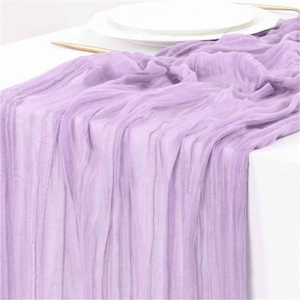 Wedding Gauze Table Runner Rustic Wedding Cheesecloth Runner Cotton Runner for Table Wedding Arch Ideas Bridal Shower Modern