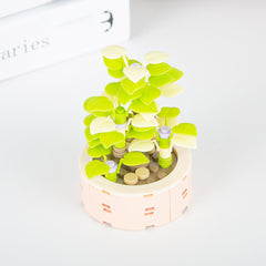 Potted Succulent Building Blocks Set | Botanical Flower Bricks Gift