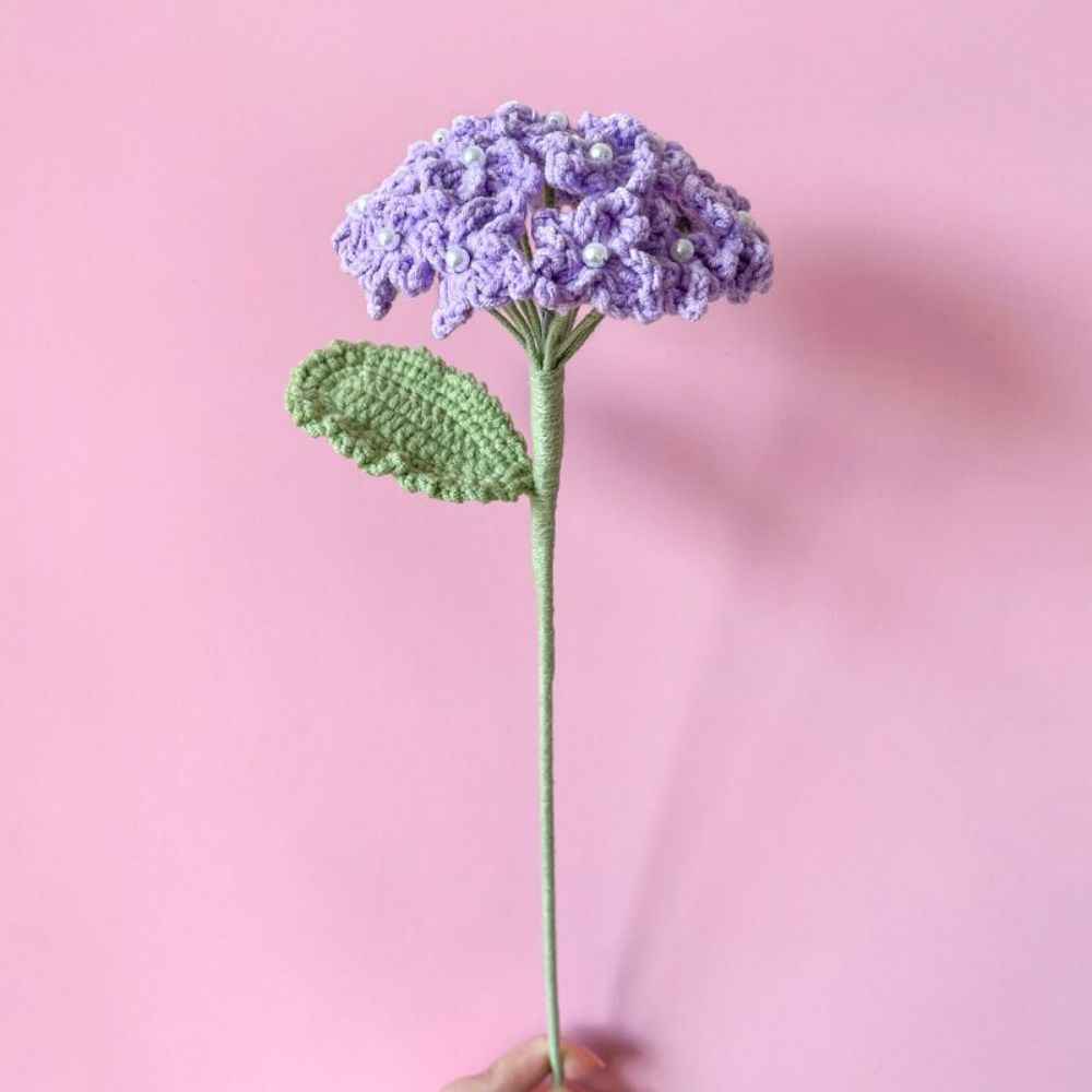 1pc Handmade Knitted Flower Crochet Flower Gift for Her Wedding Gift