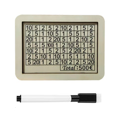 Personalised Wooden Money Box with Counter | Reusable Piggy Bank for Adults & Kids