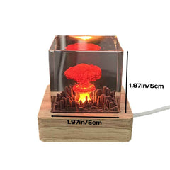 Explosion Bomb Resin Lamp Atomic Bomb Resin Night Light Storm Cloud Lamp Home Decor Gifts