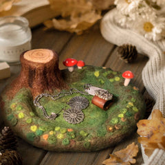 Stylish Felt Tray Decoration for Home Decoration Elegant Display