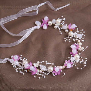 Wedding Flower Girl Crown Flower Tiara Bohemian Flower Crown