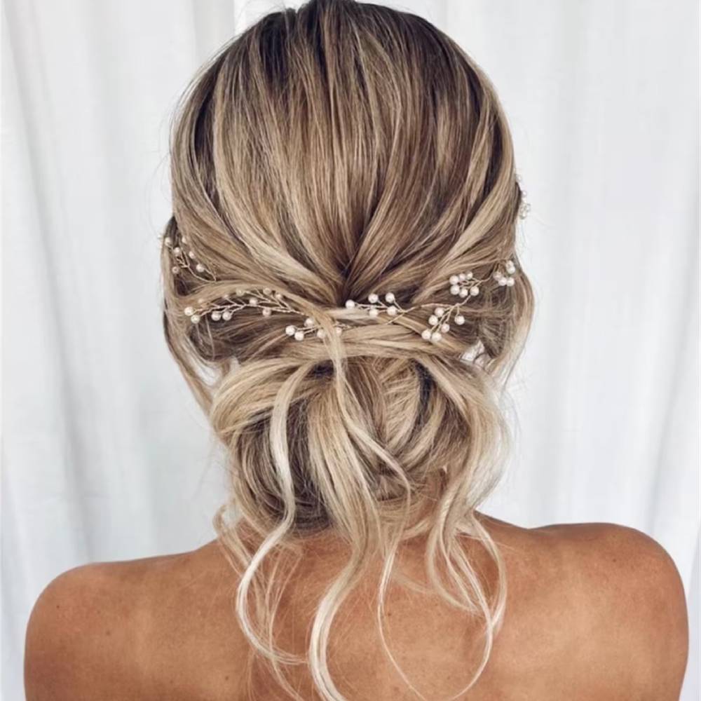 Vintage Boho Hairpiece for Bride and Bridesmaids - Luxury Wedding Hair Accessory