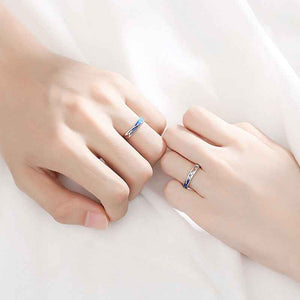 Meteor Star Couple Rings Matching Rings Adjustable Ring Jewelry Gift
