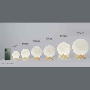 Photo Moon Lamp, Custom 3D Photo Light, Cute Pet - Remote Control Sixteen Colors 10-20cm