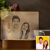 Personalized 2D Engraved Photo Night Light
