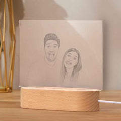 Personalized 2D Engraved Photo Night Light
