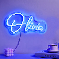 Personalised Name Neon Sign Lamp - Custom LED Bedroom Decor