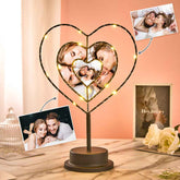 Custom Photo Lamp Love LED Night Light Personalized Heart-shaped Lamp Gift for Lover