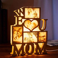 Custom Photo Night Light We Love You Creative Gifts for Mom