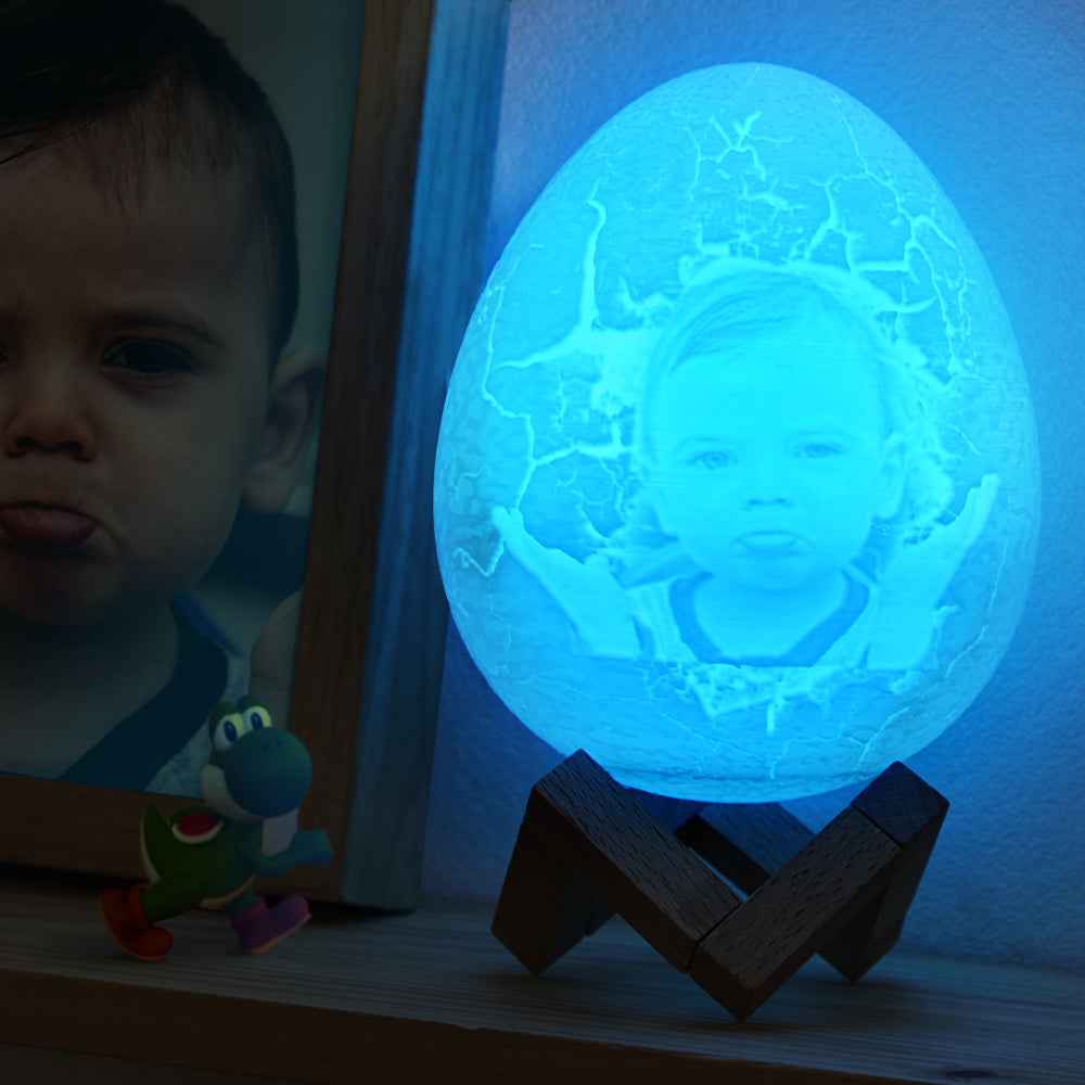Dinosaur Lamp for Boys Engraved Dinosaur Light - Touch 16 Colors