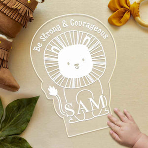 Customized 3D Personalized Lion Shaped Night Light Gifts for Friends