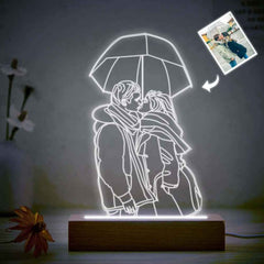 Personalized 3D Photo Lamp 7 Colors Changing Acrylic Night Light