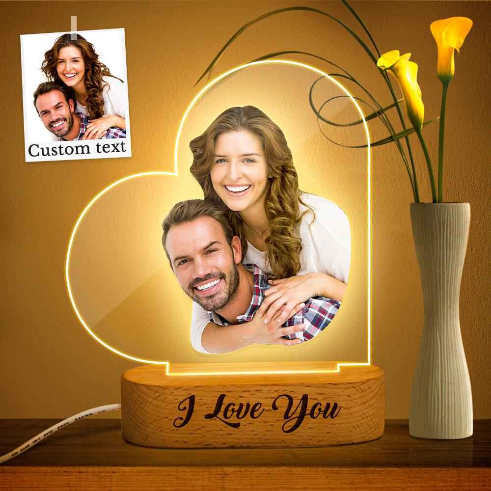 Customized Night Light Personalized Text Photo Night Light Personalized Gift