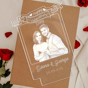 Custom Night Light Valentines Day Gift for Her Personalized Led Light Romantic Gifts