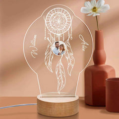 Personalized Dream Catcher Home decor lights Custom Night Light Home Decor