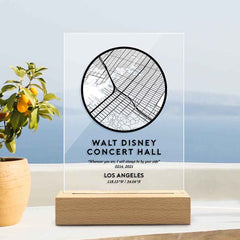 Custom City Map Night light Wall Art Prints Home Decor Night light