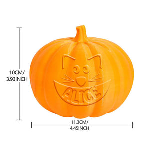 Personalized Halloween Pumpkin Light Custom Cat Light Custom Light Up Jack-o-lantern Halloween Decor