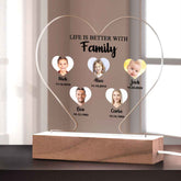 Custom Photo Heart Nightlight