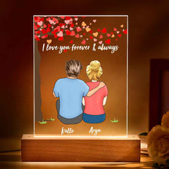 Personalized Card/Plaque/Night Light Custom Couple Gifts Valentine's Day/Anniversary Gifts