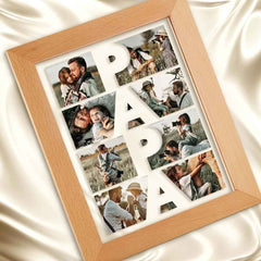 Custom Photo Acrylic Night Light Gift for Father