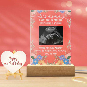 Personalized Night Lamp Dear Mommy You're My Hero Already First Mother's Day Gifts