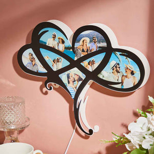 Custom Photo Night Light Infinite Love Home Gifts