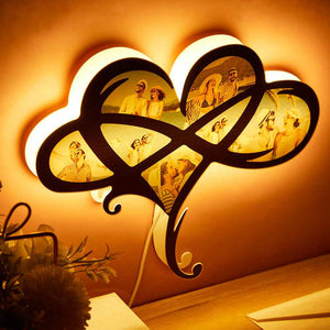 Custom Photo Night Light Infinite Love Home Gifts