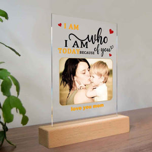 Mother's Day Gift Custom Photo Keychian/Plaque/Night Light For Mom