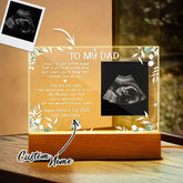 Custom Acrylic Lamp With Names Engraved Night Light Gifts for Dad