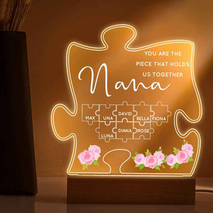 Personalized Night Light Custom Name Mother's Day Gift for Nana