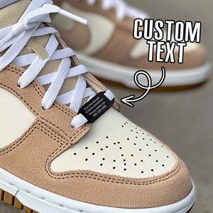 Personalized Shoe Tag ID with Engraved Text Stainless Steel Shoe Tag ID Gift for Runners Cyclists