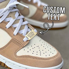 Personalized Shoe Tag ID with Engraved Text Stainless Steel Shoe Tag ID Gift for Runners Cyclists