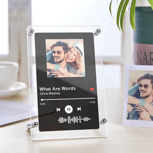 Music Photo Frame Scannable Music Fashion Plaque Home Decor Gift For Mom