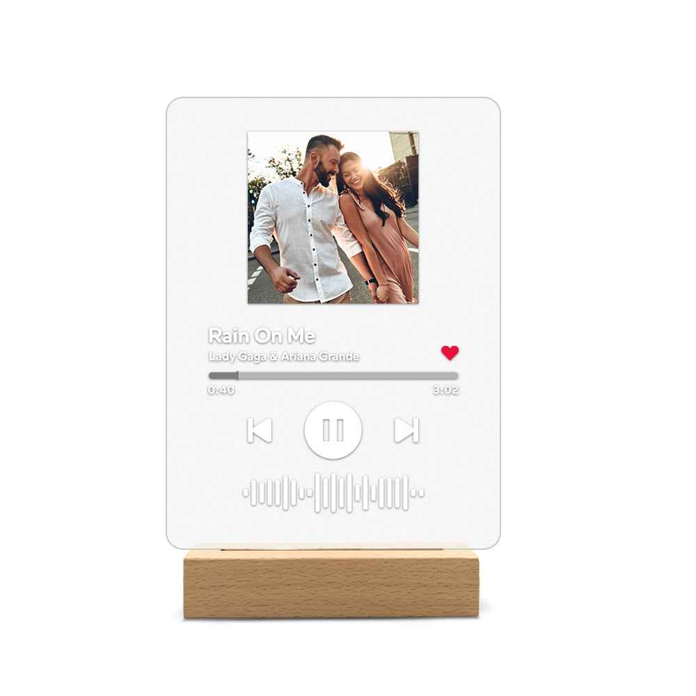 Personalized Scannable Music Code Acrylic Ornament