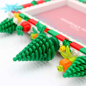 Custom Christmas Building Blocks Photo Frame