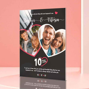 Personalized Love Gift with Photo Custom Photo Anniversary Gift