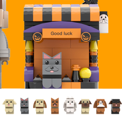 Personalised LEGO-Style Pen Holder & Figurine | Custom Pet or Portrait Brick Figure