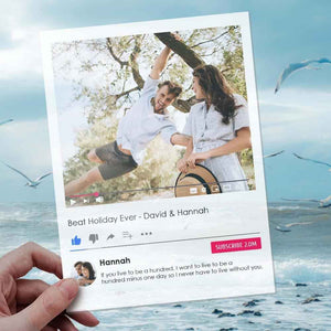 Custom Acrylic Plaque Personalized Social Photo Gift