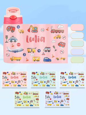 Custom Name Tractor Stainless Steel Water Cup Children's Day Gift for Kids