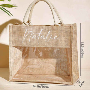 Personalized Bridesmaid Proposal Bags Monogram Tote Bag Wedding Gift for Her
