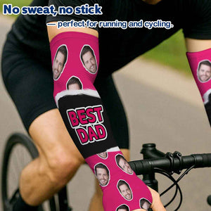 Custom Face Photo Arm Sleeves Summer Gift Birthday Gift